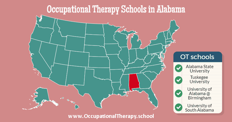 OT schools in Alabama